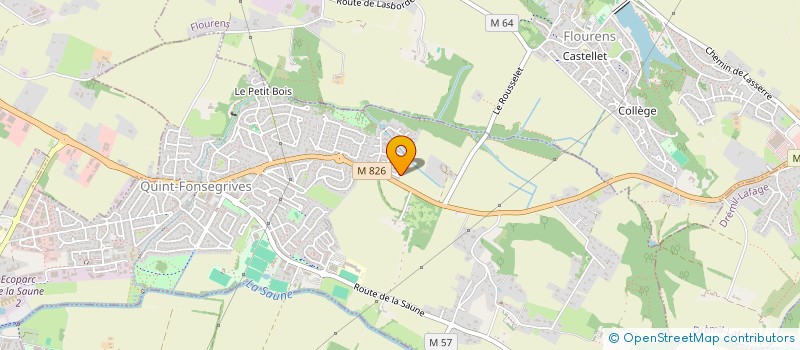 localisation de l'entreprise HTDRIVE  QUINT-FONSEGRIVES