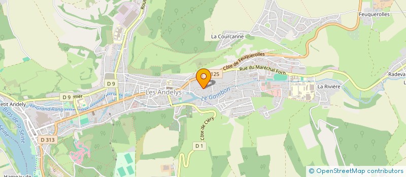 localisation de l'entreprise HTE CONSULTING  LES ANDELYS