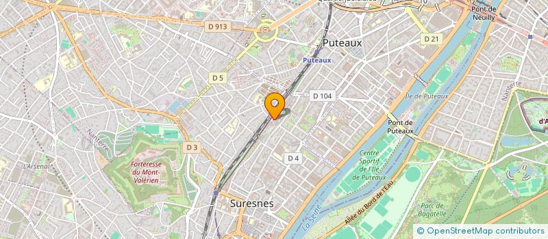 localisation de l'entreprise HTE FORMATION à SURESNES