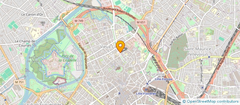 localisation de l'entreprise HTE HABITAT  LILLE