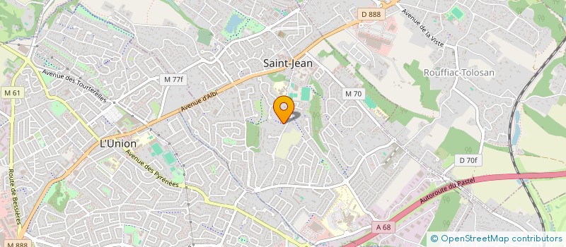 localisation de l'entreprise HTE SOLAR à SAINT-JEAN
