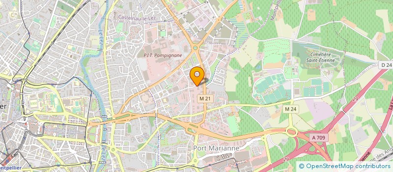 localisation de l'entreprise HTES PERFORMANCES INFORMATIQUES LR à MONTPELLIER