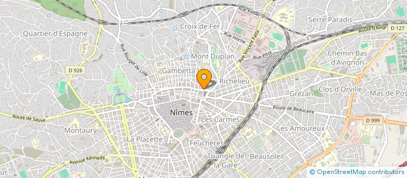 localisation de l'entreprise HTF à NIMES