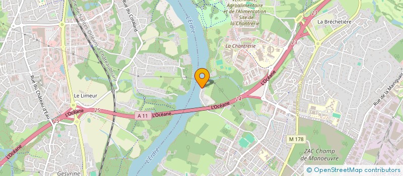 localisation de l'entreprise HTF à NANTES