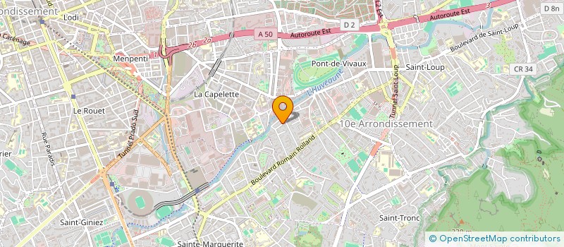 localisation de l'entreprise HTF GROUPE à MARSEILLE