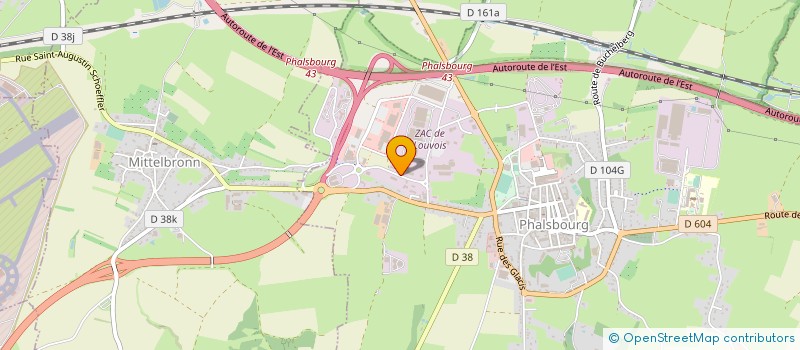 localisation de l'entreprise HTG PISCINES à PHALSBOURG