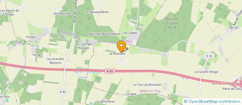 localisation de l'entreprise HTI  ATHEE-SUR-CHER