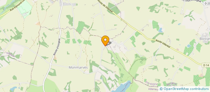 localisation de l'entreprise HTJ GESTION  MONMARVES