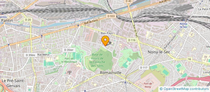 localisation de l'entreprise HTKD ( HANDOUNI-TI-KULI DA NI YAABA) à ROMAINVILLE