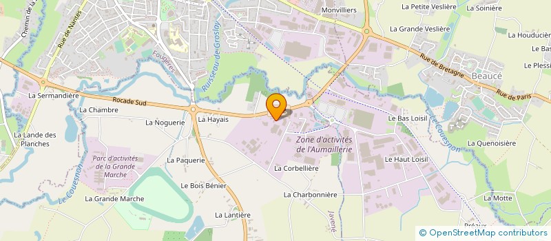 localisation de l'entreprise HTL à JAVENE