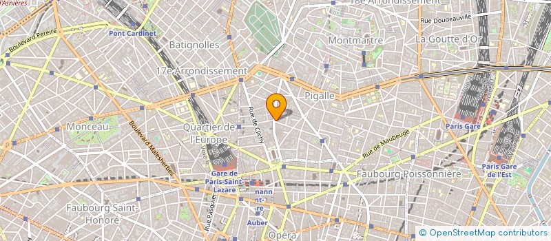 localisation de l'entreprise HTL  PARIS