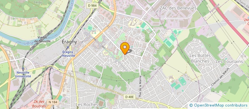 localisation de l'entreprise HTL  ERAGNY