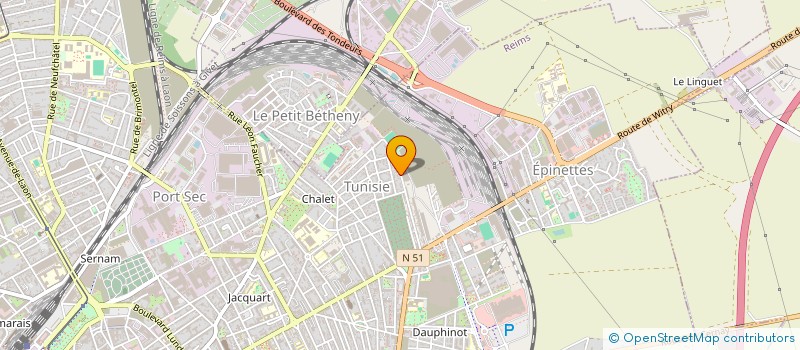 localisation de l'entreprise HTL  REIMS