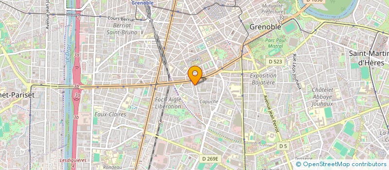 localisation de l'entreprise HTL FERRIE  GRENOBLE