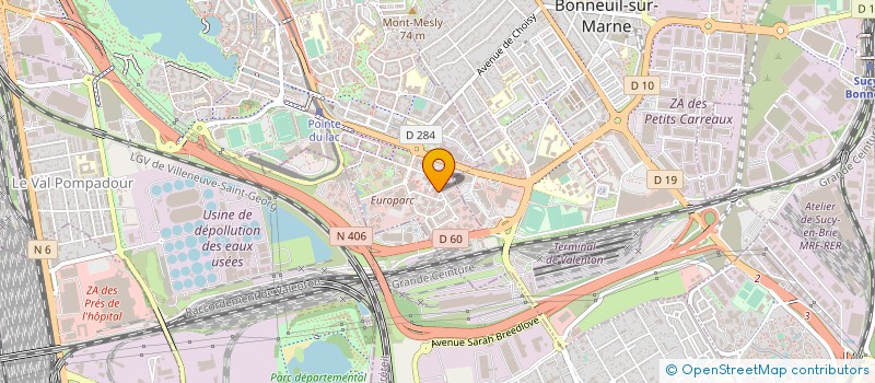 localisation de l'entreprise HTL FRANCE  CRETEIL