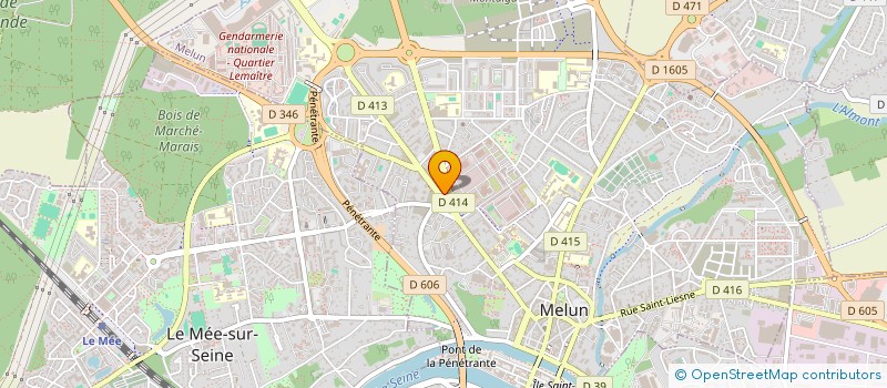 localisation de l'entreprise HTL GROUPE à MELUN