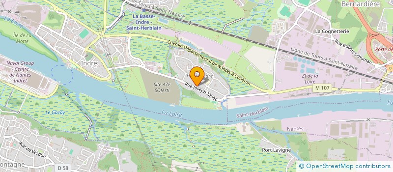 localisation de l'entreprise HTLM.FORM  INDRE