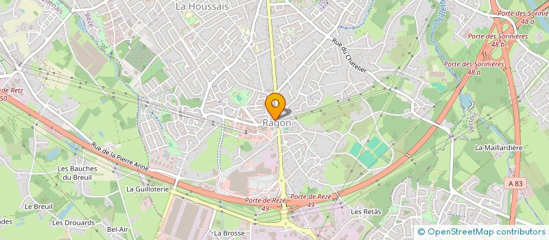 localisation de l'entreprise HTLT1 à REZE
