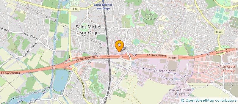 localisation de l'entreprise HTM  SAINT-MICHEL-SUR-ORGE