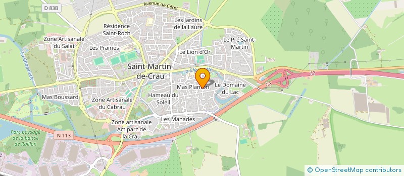 localisation de l'entreprise HTM à SAINT-MARTIN-DE-CRAU
