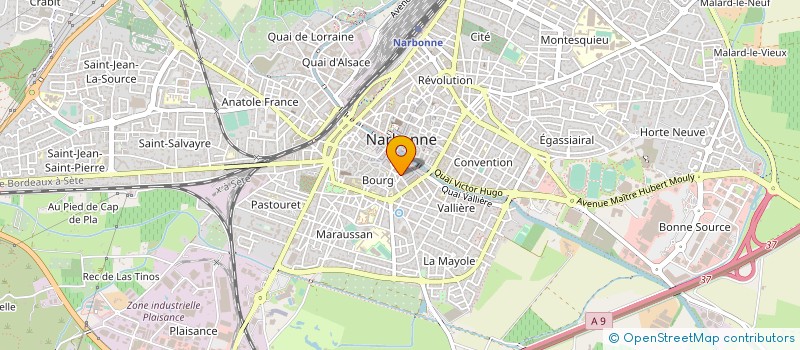 localisation de l'entreprise HTM à NARBONNE