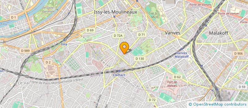 localisation de l'entreprise HTM à ISSY-LES-MOULINEAUX