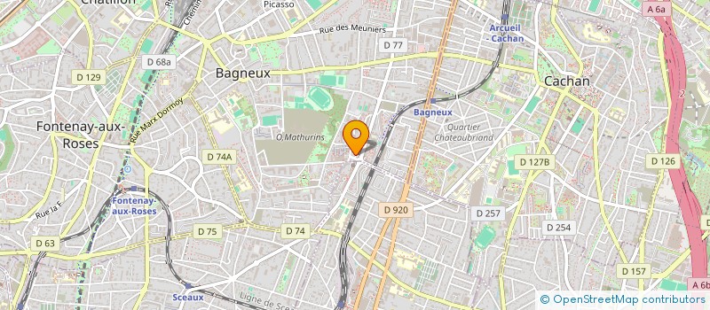 localisation de l'entreprise HTM NEW TRUKS à BAGNEUX