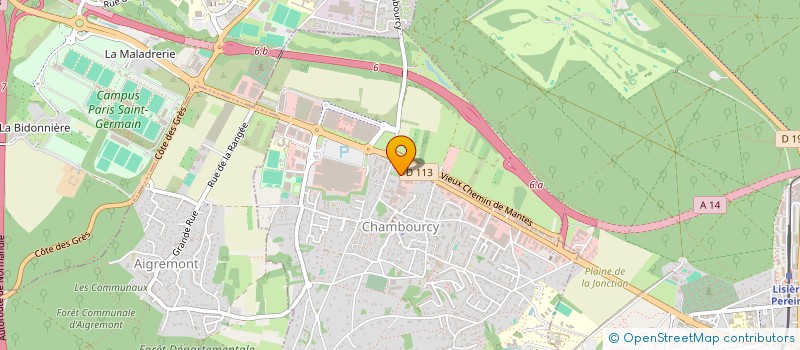 localisation de l'entreprise HTM PARIS16  CHAMBOURCY