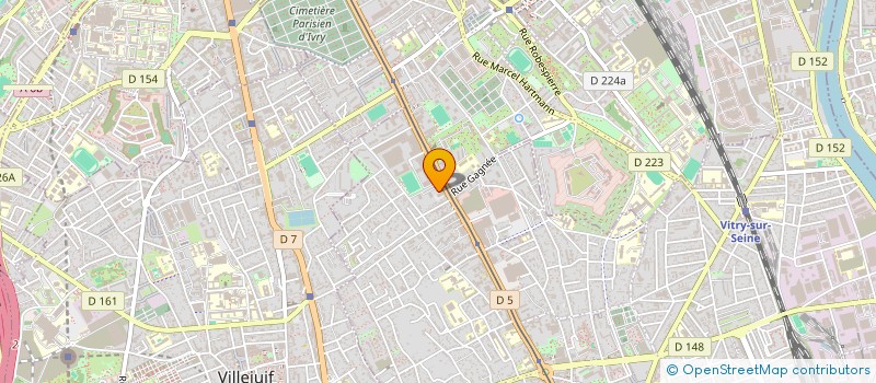 localisation de l'entreprise HTM SERVICES à VITRY-SUR-SEINE