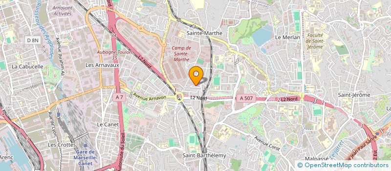 localisation de l'entreprise HTM VTC à MARSEILLE