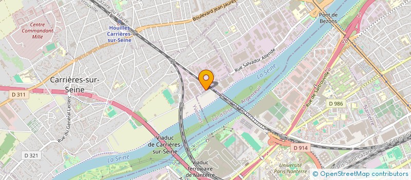 localisation de l'entreprise HTMI - SARL à CARRIERES-SUR-SEINE