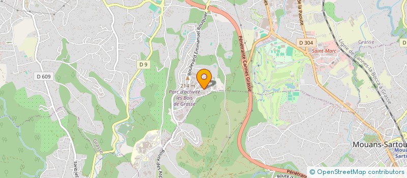 localisation de l'entreprise HTN NETWORK  GRASSE