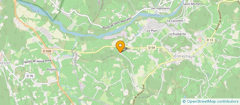 localisation de l'entreprise HTP  ENTRECHAUX