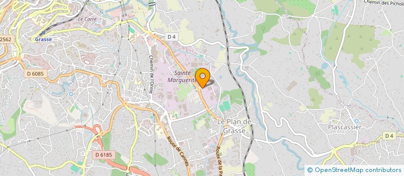 localisation de l'entreprise HTP  GRASSE