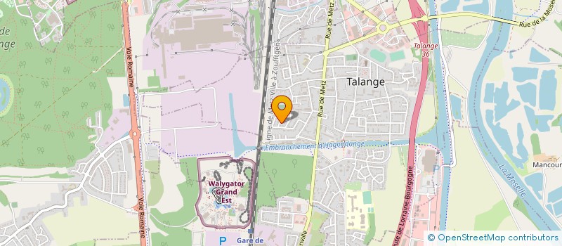 localisation de l'entreprise HTP  TALANGE