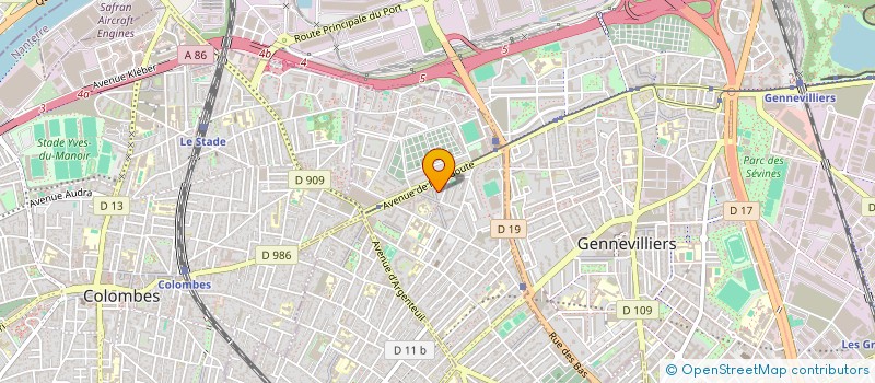 localisation de l'entreprise HTP  ASNIERES-SUR-SEINE