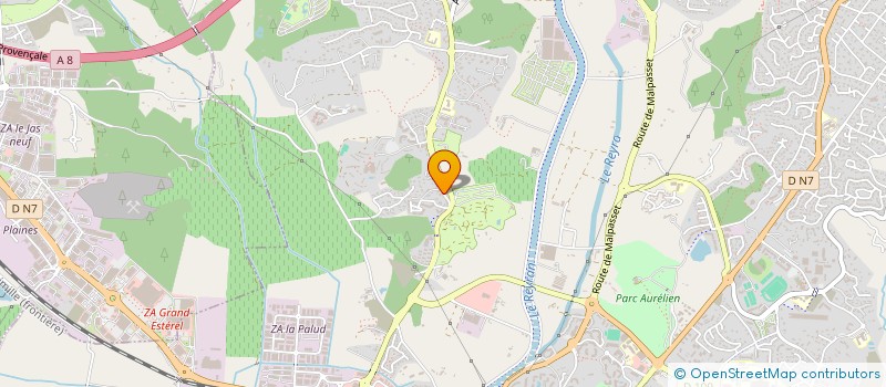 localisation de l'entreprise HTP OPTIQUE à FREJUS