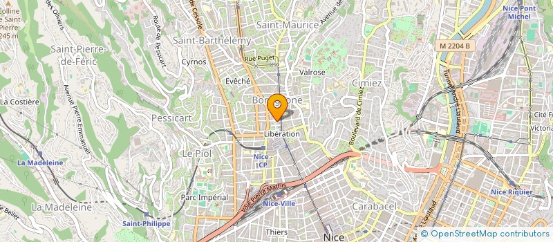 localisation de l'entreprise HTPC à NICE
