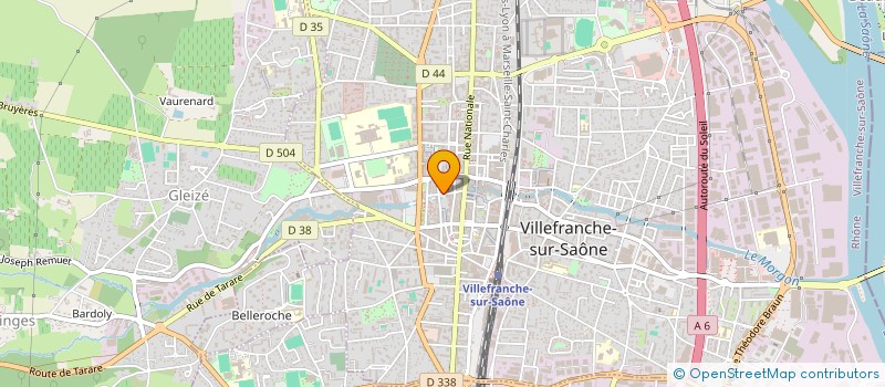 localisation de l'entreprise HTR à VILLEFRANCHE-SUR-SAONE