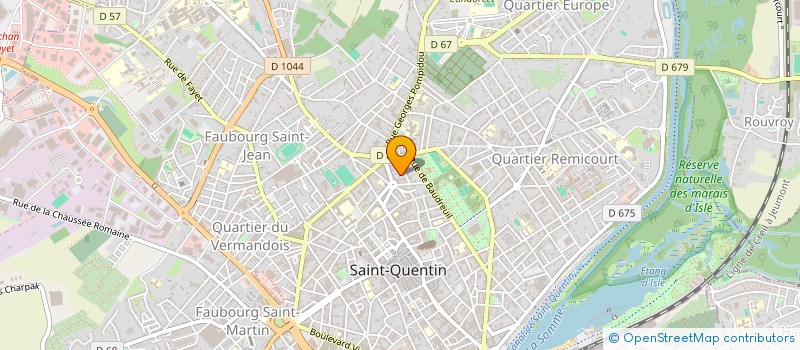 localisation de l'entreprise HTR à SAINT-QUENTIN
