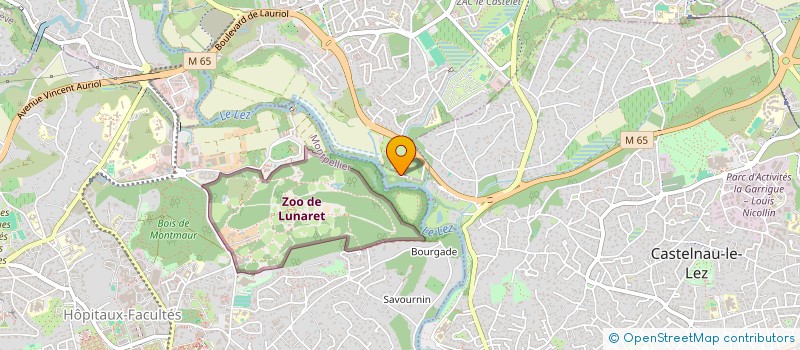 localisation de l'entreprise HTRACKS à BAILLARGUES