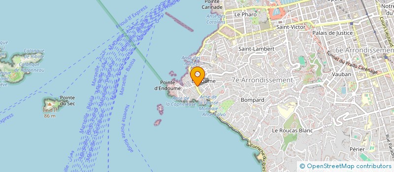 localisation de l'entreprise HTS ANTOUN GERMAINE ET RAOUL  MARSEILLE