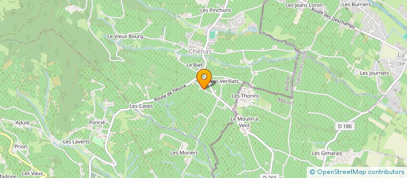 localisation de l'entreprise HTS CROZET à CHENAS