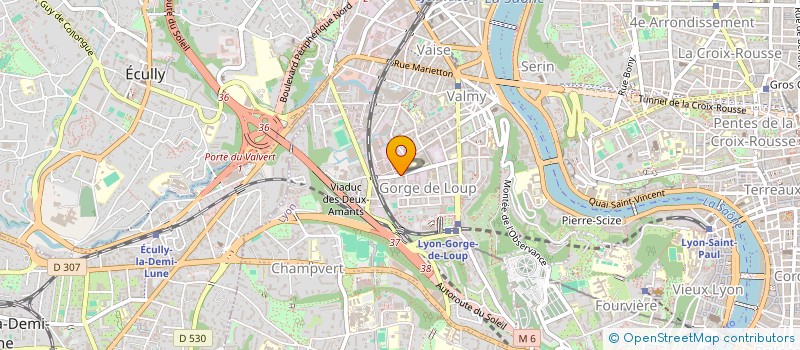 localisation de l'entreprise HTS  DEBARD  LYON