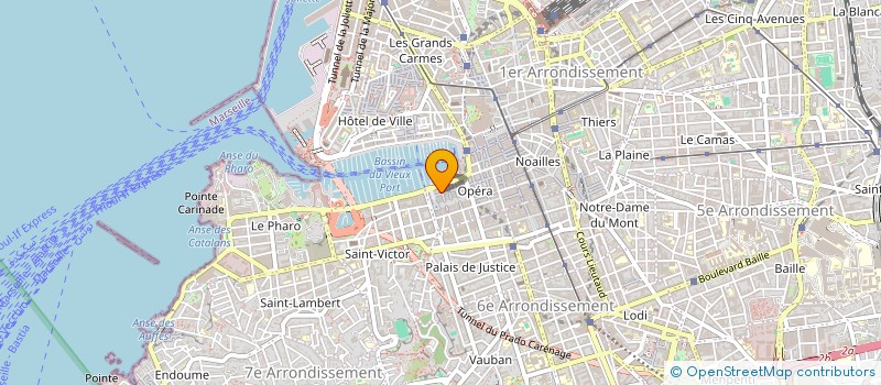 localisation de l'entreprise HTS GONNON ET MORELLI à MARSEILLE
