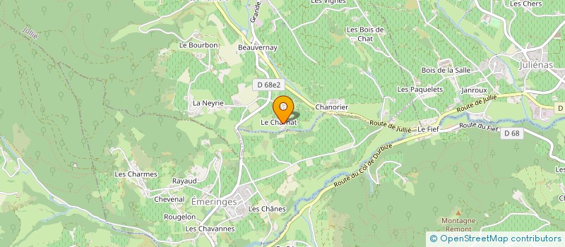 localisation de l'entreprise HTS MARGERAND BRUN  JULLIE