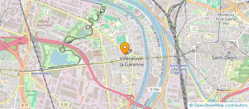 localisation de l'entreprise HTS PRESTIGE  VILLENEUVE-LA-GARENNE