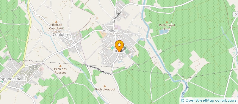 localisation de l'entreprise HTS REVEL  VALROS