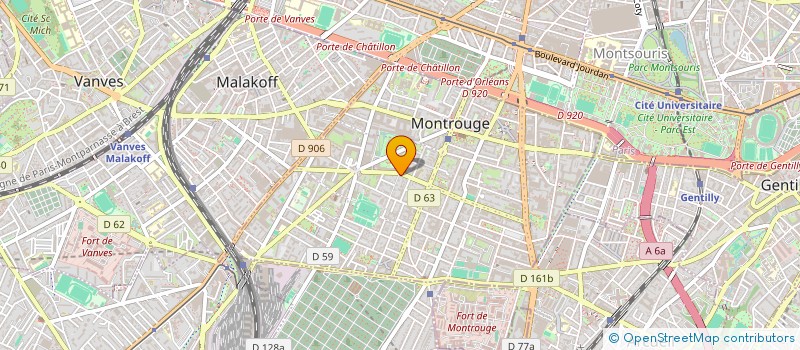 localisation de l'entreprise HTTH PRODUCTIONS  MONTROUGE