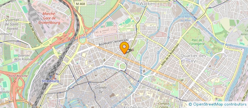 localisation de l'entreprise HTV  STRASBOURG